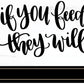 If You Feed Them 2 Black Framed Print Wall Art