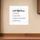 Iced Coffee Recipe 2 White Framed Print Wall Art