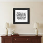 The Most Important Work 3 Black Framed Print Wall Art