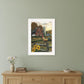 Early Rooster 2 White Framed Print Wall Art