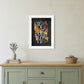 Bloom with Grace 2 White Framed Print Wall Art
