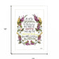 Charming Garden 2 White Framed Print Wall Art