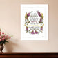 Charming Garden 2 White Framed Print Wall Art