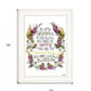 Charming Garden 3 White Framed Print Wall Art