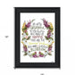 Charming Garden 3 White Framed Print Wall Art