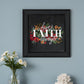 Have Faith 3 Black Framed Print Wall Art