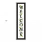 Welcome Sign II 3 Black Framed Print Wall Art