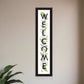 Welcome Sign II 3 Black Framed Print Wall Art
