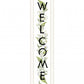 Welcome Sign II 4 White Framed Print Wall Art