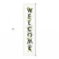 Welcome Sign II 4 White Framed Print Wall Art