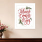 Tidings of Comfort and Joy 2 White Framed Print Wall Art