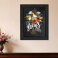 Love Grows Here 6 Black Framed Print Wall Art