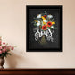Love Grows Here 7 Black Framed Print Wall Art
