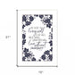 The Secret to Living Well 1 White Framed Print Wall Art