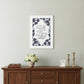 The Secret to Living Well 1 White Framed Print Wall Art