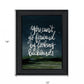Go Forwards not Backwards 2 Black Framed Print Wall Art