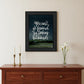 Go Forwards not Backwards 2 Black Framed Print Wall Art