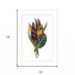Tropical Sprig 2 White Framed Print Wall Art