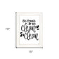 So Clean Clean 1 White Framed Print Bathroom Wall Art
