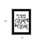 So Clean Clean 2 Black Framed Print Bathroom Wall Art