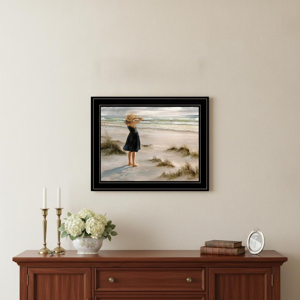 Black Dress 2 Black Framed Print Wall Art
