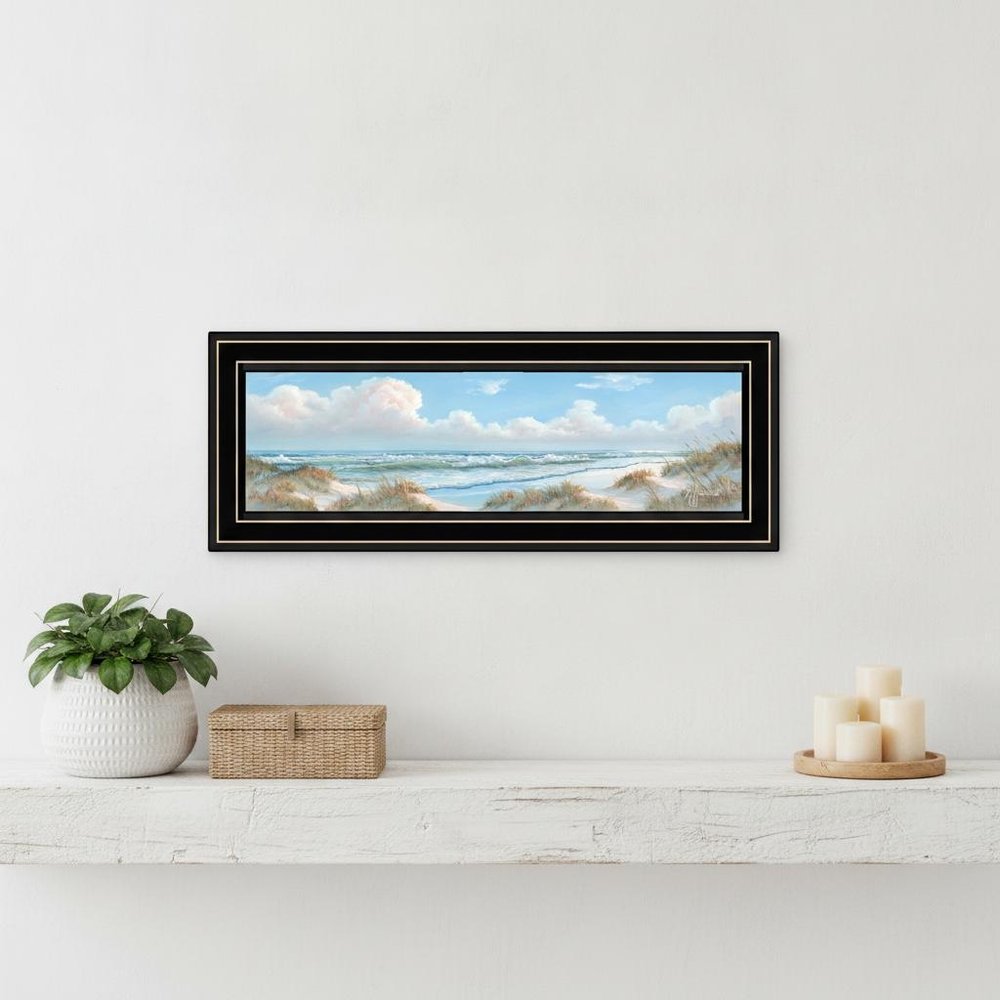 Seascape I 2 Black Framed Print Wall Art