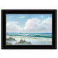 Beach 7 White Framed Print Wall Art