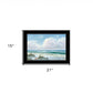 Beach 7 White Framed Print Wall Art