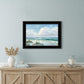Beach 7 White Framed Print Wall Art