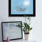 Misty Morning 2 Black Framed Print Wall Art
