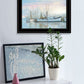 North Star at Rest 2 Black Framed Print Wall Art
