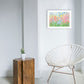 Growing Things No 4 White Framed Print Wall Art