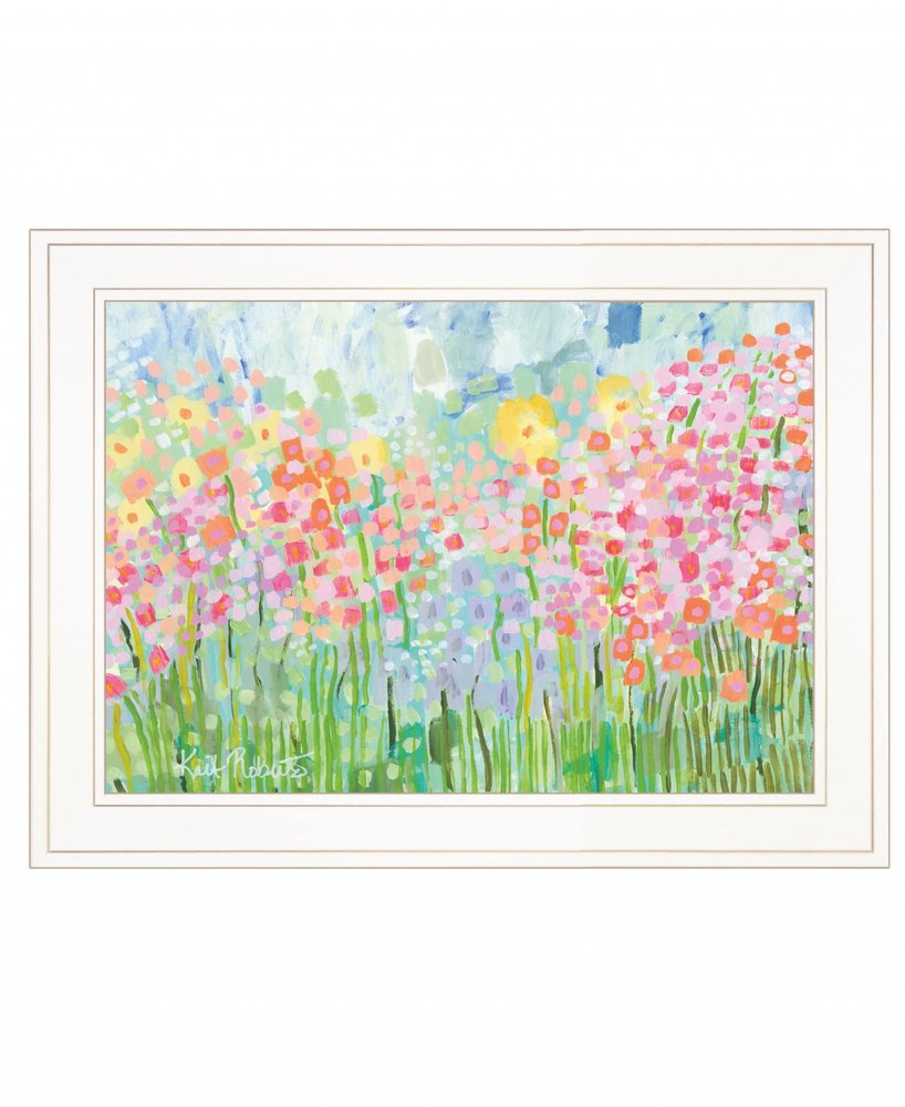 Growing Things NO 4 Black Framed Print Wall Art