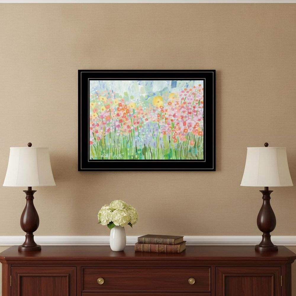 Growing Things NO 4 Black Framed Print Wall Art