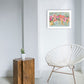 Threes a Charm 1 White Framed Print Wall Art