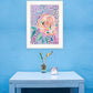 Master the Chaos 1 White Framed Print Wall Art