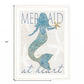 Mermaid at Heart 1 White Framed Print Wall Art