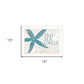 The Sea Calls 1 White Framed Print Wall Art