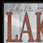 Life is Better at the Lake 2 Black Framed Print Wall Art