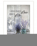 Where There is Love 1 White Framed Print Wall Art