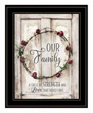 Our Family 2 Black Framed Print Wall Art