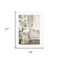 White Blossoms 1 White Framed Print Wall Art