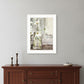 White Blossoms 1 White Framed Print Wall Art