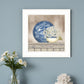 Farmhouse Blues I 3 White Framed Print Wall Art