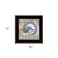 Farmhouse Blues II 3 Black Framed Print Wall Art