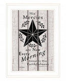 His Mercies are New Every Morning 2 White Framed Print Wall Art
