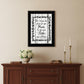 Plans to Give You Hope 2 Black Framed Print Wall Art