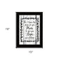 Plans to Give You Hope 2 Black Framed Print Wall Art