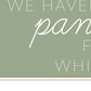 Panic Cleaned 1 White Framed Print Wall Art