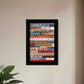 America Proud Black Framed Print Wall Art